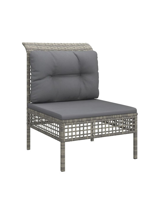 Canapea de colț Exterior Rattan cu Perne 65x65x75cm