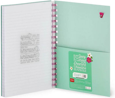 Legami Milano Notebook Spiral with Elastic Multicolour