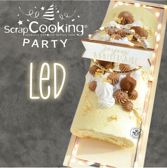 Scrap Cooking Коледна Тарелка Бежов