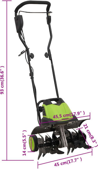vidaXL Electric Cultivator 1500W 93807