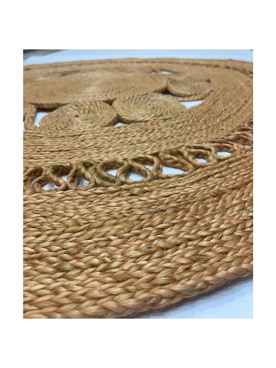 Rug Round Summer from Jute Beige