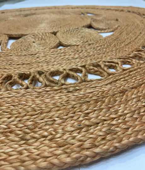 Rug Round Summer from Jute Beige