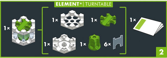 Ravensburger PRO Element Turntable Educational Game Engineering Gravitrax for 8+ years old Years Old