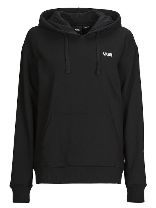 FLYING V BFF Long Women's Sweatshirt Hooded Black