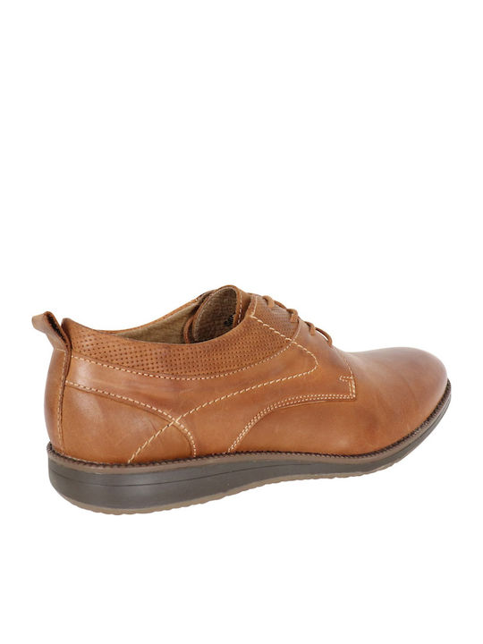 Leder Herren Freizeitschuhe Anatomisch Braun