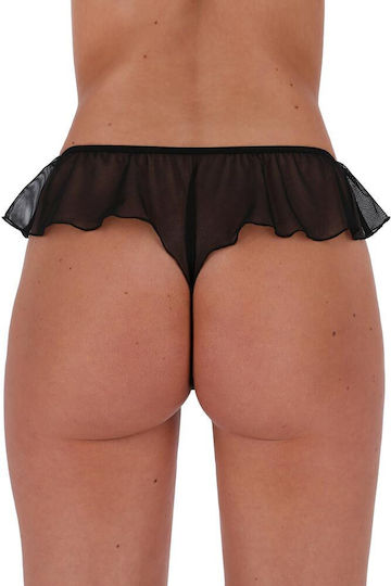 Passion Frauen Sexy Zeichenfolge Schwarz