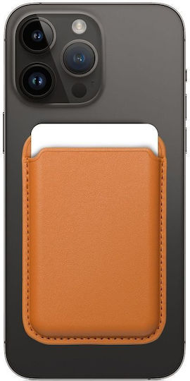 Forcell MagSafe Card Case in Orange color