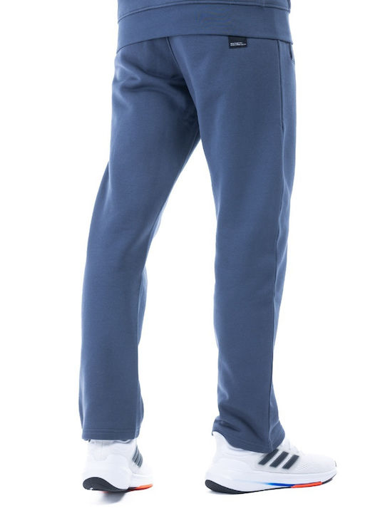 District75 Men's Sweatpants with Rubber Blue