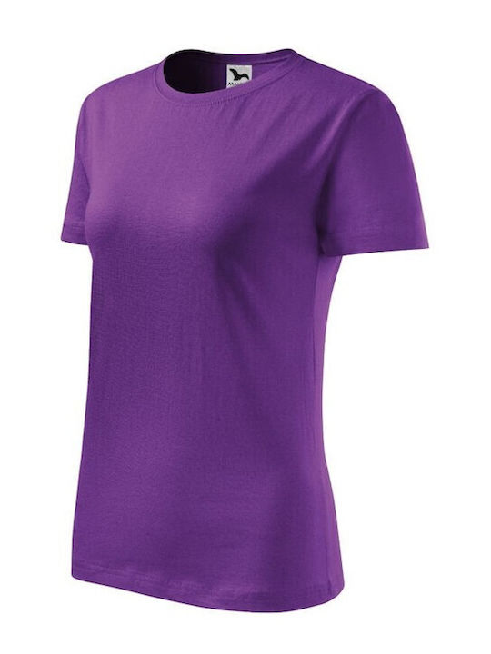 Malfini Men's Short Sleeve Promotional T-Shirt Purple