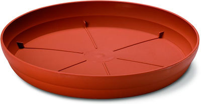 Plastona 249 Round Plate Pot Orange 55x55cm