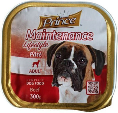 Prince Maintenance Gourmet Υγρή Τροφή Σκύλου με Μοσχάρι σε Ταψάκι 300γρ.