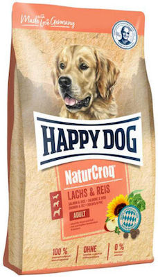 Happy Dog NaturCroq Adult 4kg Trockenfutter für erwachsene Hunde mit Reis und Lachs