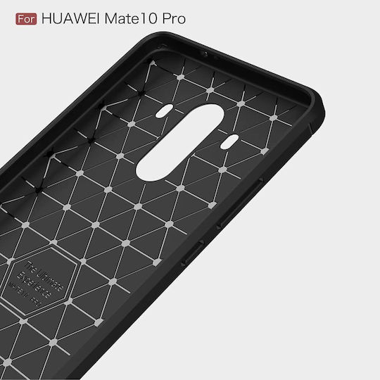 Techsuit Carbon Back Cover Silicon Negru (Huawei Mate 10 Pro)