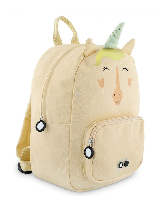 Trixie Unicorn School Bag Backpack Kindergarten in Beige color