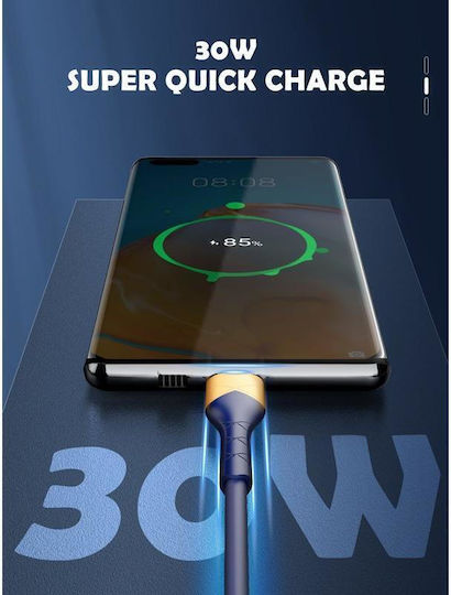 Ldnio LS801 USB-A zu Lightning Kabel 30W Weiß 1m