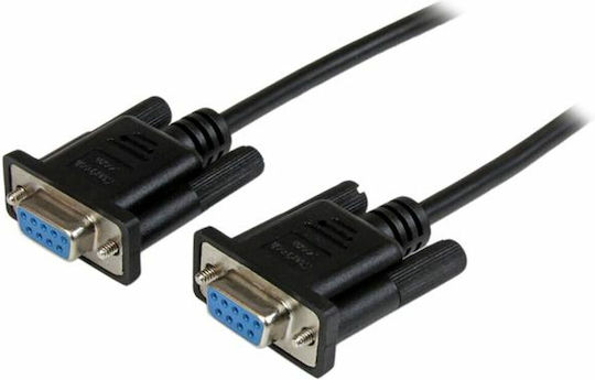StarTech Καλώδιο RS232 9-pin female σε RS232 9-pin female 1m Μαύρο