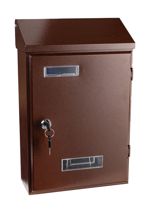 Apartment Building Mailbox Inox in White Color 23.5x36x36cm