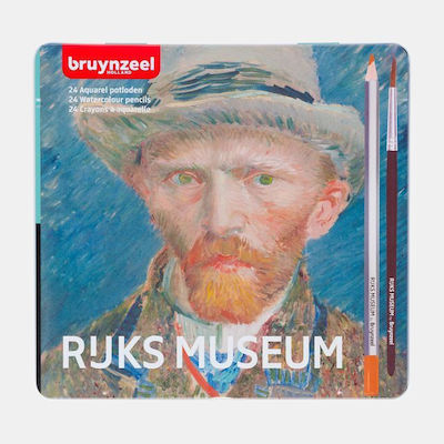 Royal Talens Bruynzeel Rijks Museum Watercolour Pencils Set Case 24pcs