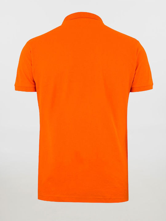 Mukua Men's Short Sleeve Promotional Blouse Orange