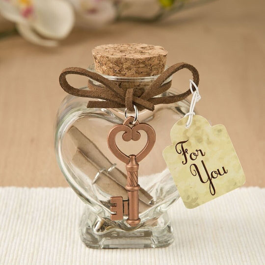 Faitakis Pack Glass Bottle for Wedding Favors 1pcs