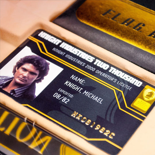 Doctor Collector Knight Rider Flag Agent Σετ Δώρου Ρέπλικα