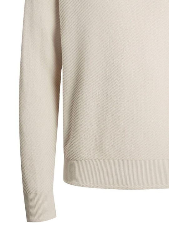 Jack & Jones Men's Long Sleeve Sweater Beige