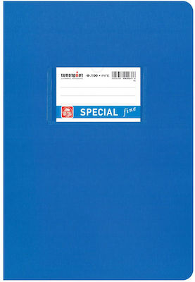 Typotrust Notebook Ruled 100 Sheets Blue 1pcs