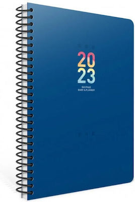 Υδρόγειος Daily Spiral Agenda 2022 Μπορντώ 10x14cm