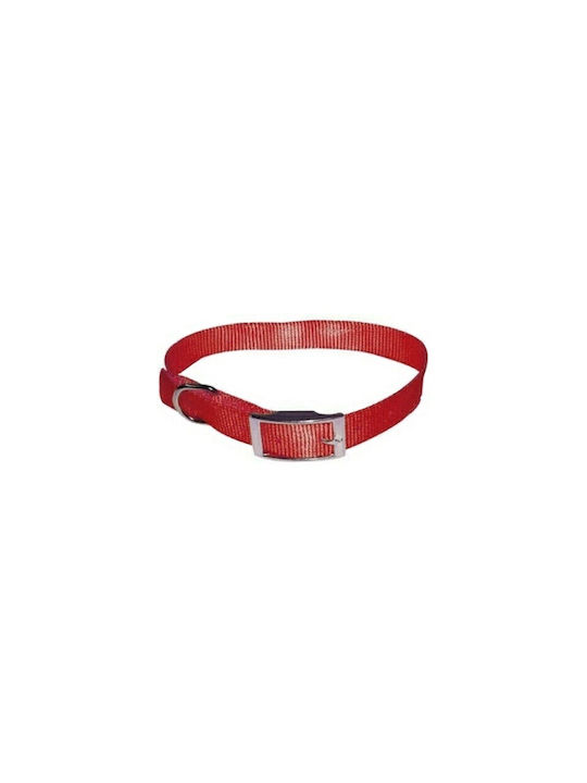 Croci Nylon Hundehalsband in Rot Farbe 16mm x 35cm