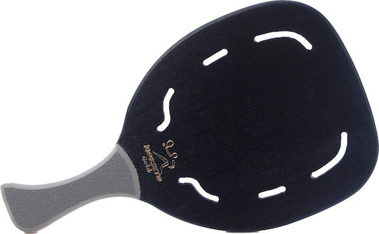 My Morseto Strandtennis-Schläger Schwarz mit Gebogener Handgriff Gray
