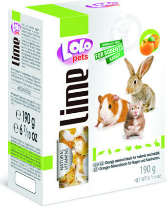 Lolo Pets Πέτρα Τρωκτικών με Λαχανικά Lime 40gr