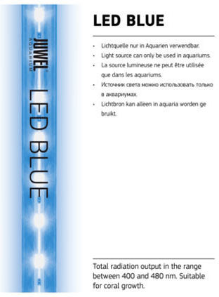 Juwel Lampă cu led pentru iluminat acvariu cu lumina Albastru 31W