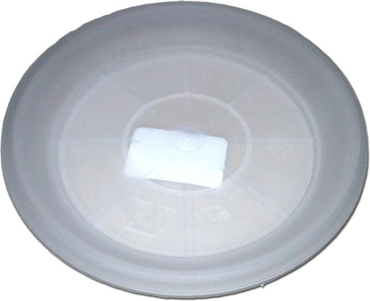 Atmosphera 10.04.0412Ν Round Plate Pot Transparent 12x12cm