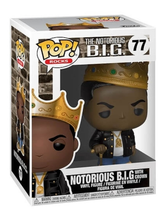 Funko Pop! Rocks: The Notorious Big With Crown with Crown Funko Pop! Rocks: The Notorious Big With Crown with Crown