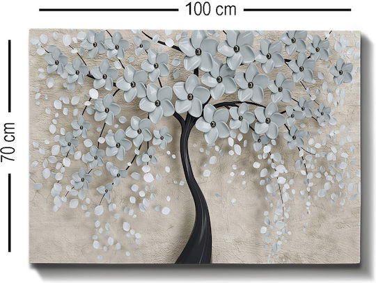 HomeMarkt Blossom Tree Картина Платнен 100x70см