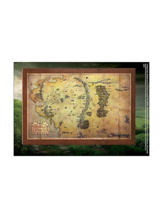 Lord Of The Rings - Middle Earth Map Πίνακας σε Καμβά 36.5x23cm