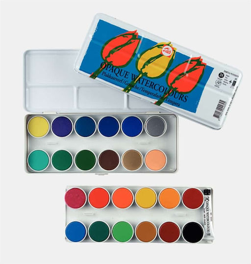 Royal Talens Opaque Watercolours Set of Watercolours Multicolored 24pcs
