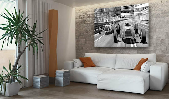 Polihome Old Cars Racing Pe Pânză 120x80 cm