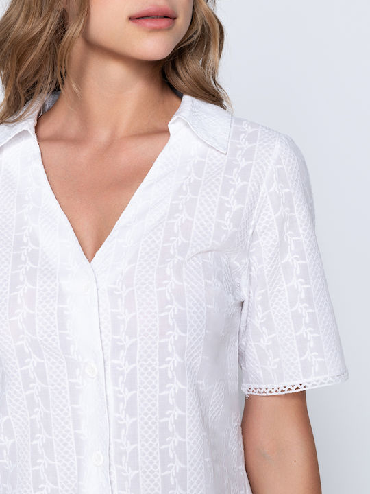 Luna Feminin Rochie de Plajă Alb