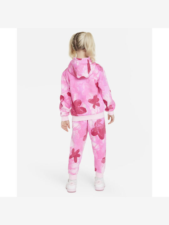 Nike Kids Sweatpants Set Pink 2pcs