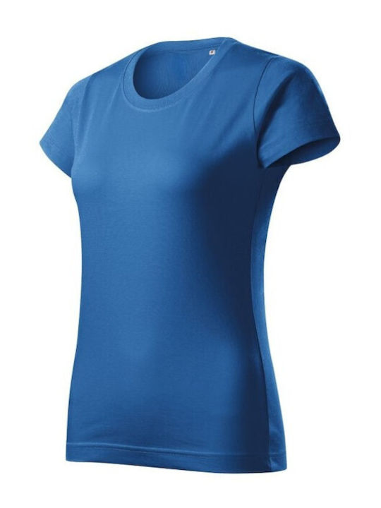 Malfini Basic Women's Short Sleeve Promotional T-Shirt Blue