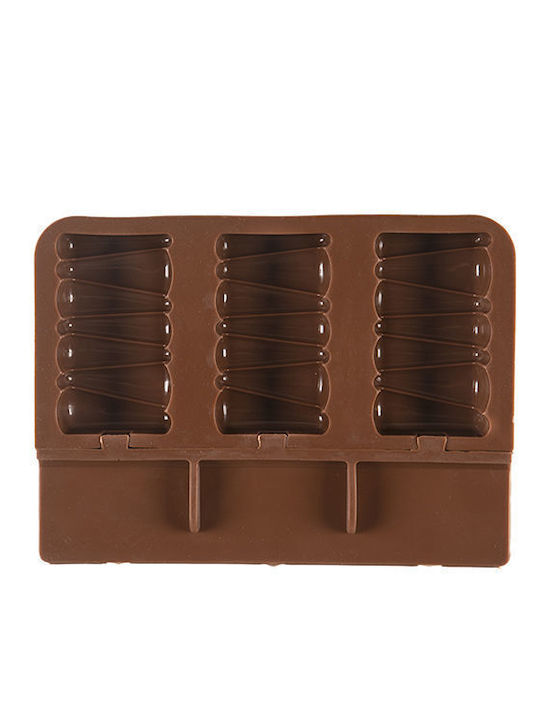 Sugar Love No Coating Silicone Chocolates 3 Cups Baking Pan 19.5x14.5x2.5cm