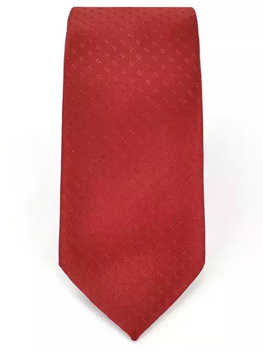 Stefano Mario Men's Tie Monochrome Red