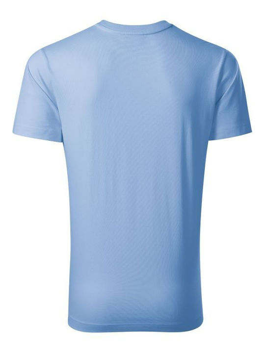 Rimeck Men's Short Sleeve Undershirt Blue