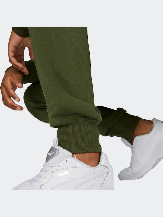 Sweatpants with Elastic Khaki