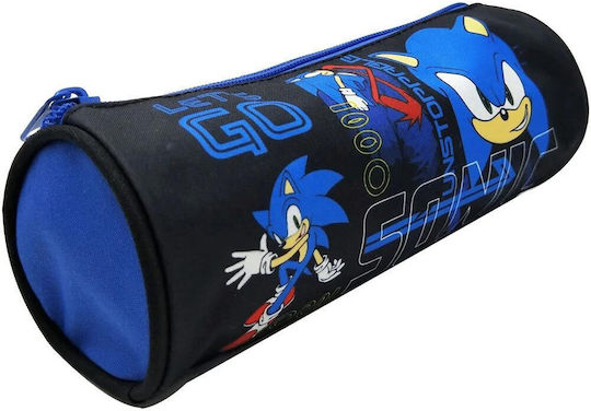 Gim Sonic Classic Pencil Case Barrel Blue