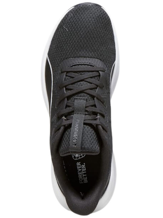 Puma Reflect Lite Ανδρικά Αθλητικά Παπούτσια Running Μαύρα