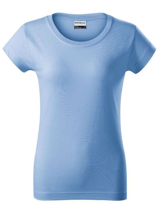 Rimeck Women's Short Sleeve Promotional T-Shirt Light Blue