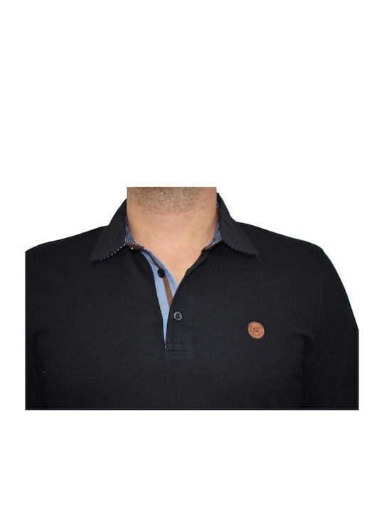 Side Effect Men's Short Sleeve Blouse Polo Black