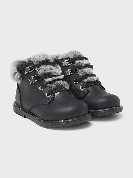 Mayoral Kids Boots with Zipper Black